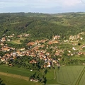 Obec Šebetov z balonu