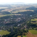 Let balonem Konice Pohled na Konici z balonu