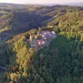 Let balonem Svojanov Pohled na hrad Svojanov z balonu