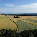 Let balonem Študlov Pohled na krajinu jižně od Študlova