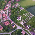 Let balonem Vítějeves Vítějeves z koše balónu