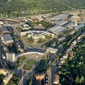 Brněnské výstaviště z balonu