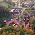Pohled na Vrážné z balonu