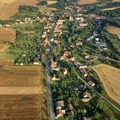 Let balonem Sebranice Pohled na Sebranice od východu
