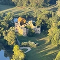 Letecký pohled na Janův hrad