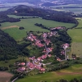 Let balonem Krhov Pohled na obec Krhov