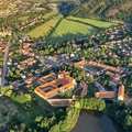 Pohled na Předklášteří z balonu