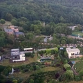 Let balonem Všechovice Pohled na Všechovice