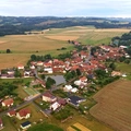 Vesnička Znětínek z balonu