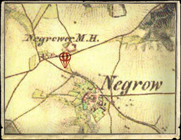 mapka kontaktního místa v Nýrově